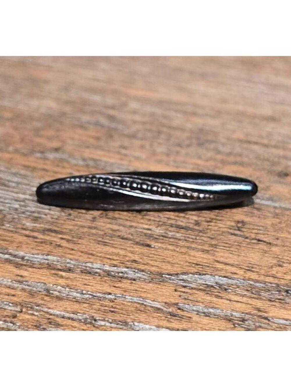Small Antique Victorian Mourning Brooch Goth